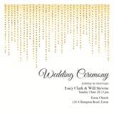 Dot Dangles - Wedding Invitation